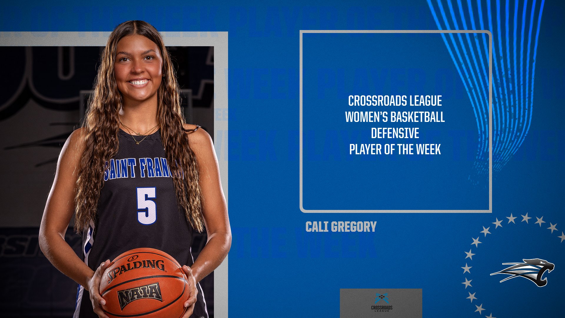 Gregory&nbsp;Named Crossroads League Women's Basketball Defensive Player of the Week