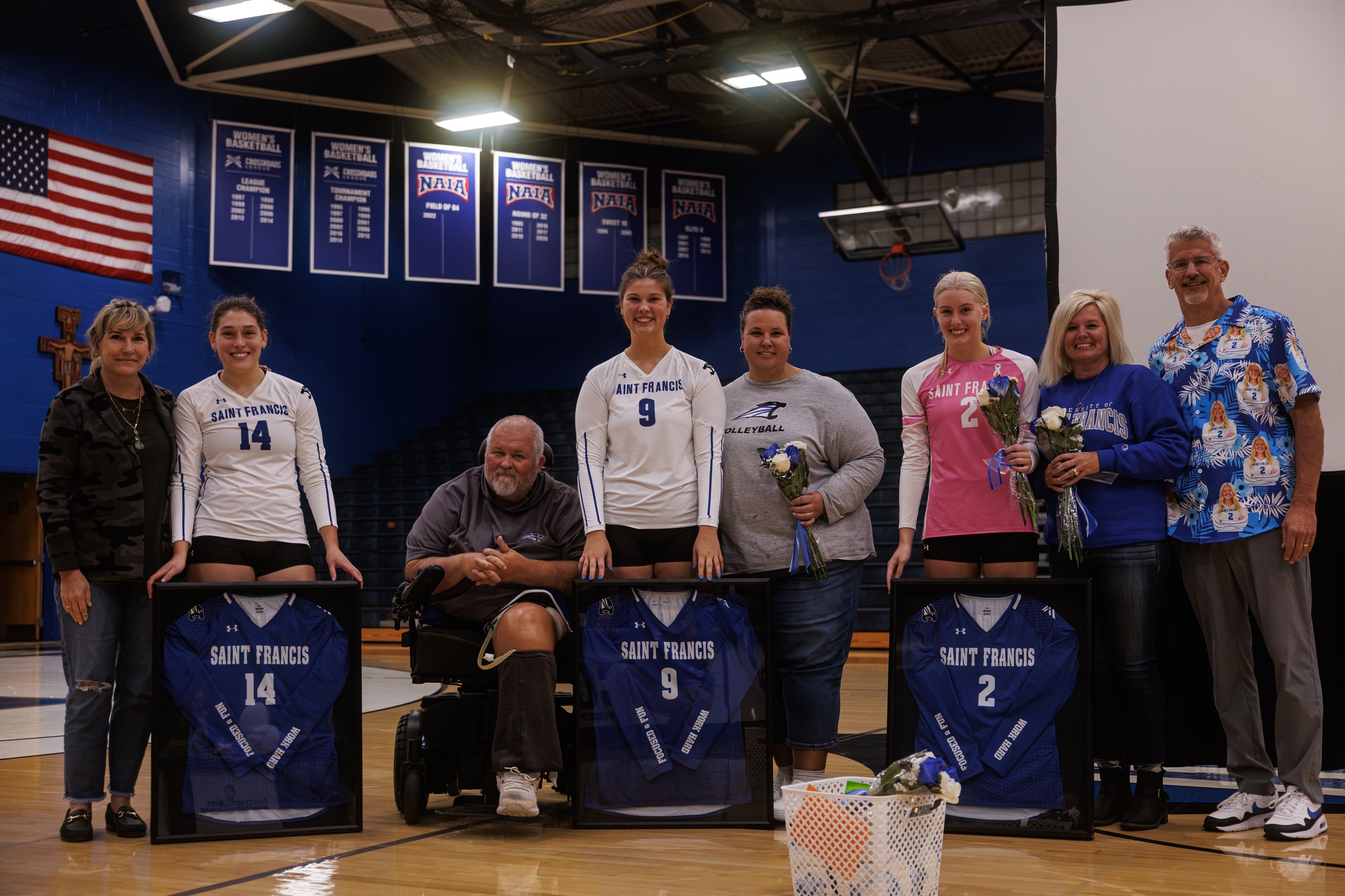 Saint Francis Volleyball Honors Seniors Against Bethel on Saturday
